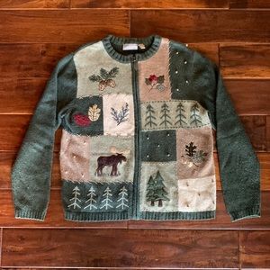 Croft & Barrow Winter Sweater size M Wool Angora